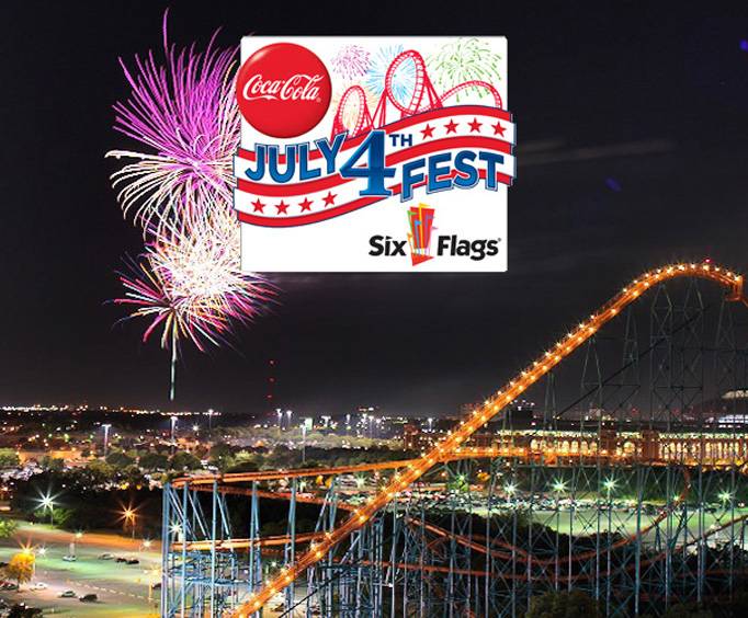4th of July Fireworks Spectacular at Six Flags America in Washington DC