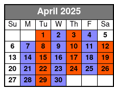 SIX April Schedule