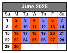 SIX June Schedule