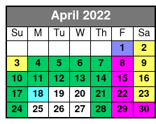 Busch Gardens Single Day Ticket April Schedule