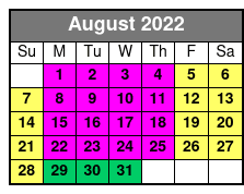 Busch Gardens Single Day Ticket August Schedule