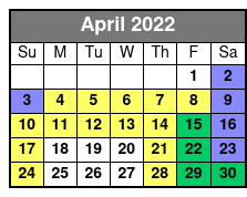 Busch Gardens Williamsburg Fun Card Ticket April Schedule