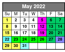 Busch Gardens Williamsburg Fun Card Ticket May Schedule