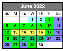 Busch Gardens Williamsburg Fun Card Ticket June Schedule