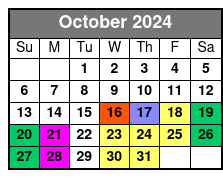 Half Day E-Bike Rental October Schedule