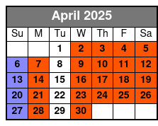 Clear Canoeing at Silver Springs April Schedule