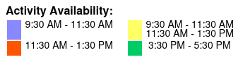 Off-Road Segway Adventure Tour Color Key