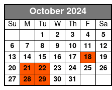 Introduction to Power Boating October Schedule