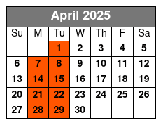 Introduction to Power Boating April Schedule