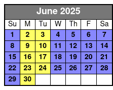 Introduction to Power Boating June Schedule