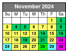 The Orlando Eye November Schedule