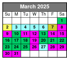 The Orlando Eye March Schedule