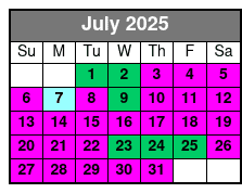 The Orlando Eye July Schedule