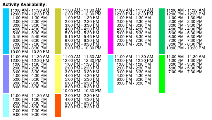 The Orlando Eye Color Key