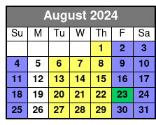 Crisis at 1600 August Schedule