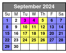 Crisis at 1600 September Schedule