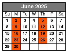 Clearwater Beach Bus Express June Schedule