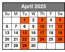 Child (3-12) April Schedule