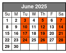 Child (3-12) June Schedule