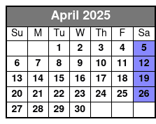 11 Am April Schedule