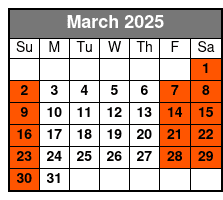 Beer Bus Two-Day Pass March Schedule