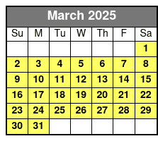 New Orleans Garden District Tour March Schedule