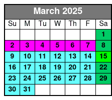 Reunion Tower: Entry Ticket + Self-Guided Tour March Schedule