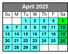 Reunion Tower: Entry Ticket + Self-Guided Tour April Schedule