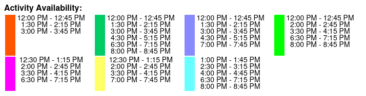 Reunion Tower: Entry Ticket + Self-Guided Tour Color Key