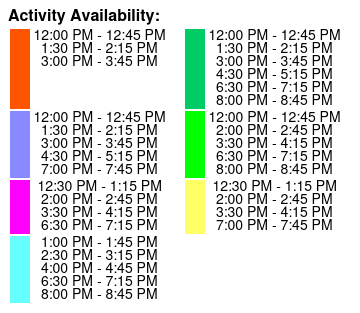 Reunion Tower: Entry Ticket + Self-Guided Tour Color Key