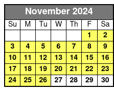 WaveRunner/Jetski Rental November Schedule