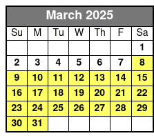 4 Hour Destin Harbor Crab Island Excursion March Schedule