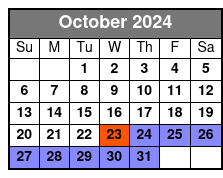 4 Hours Option October Schedule