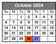 2 Hours Option October Schedule