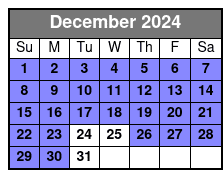 24ft Pontoon Boat Rental December Schedule