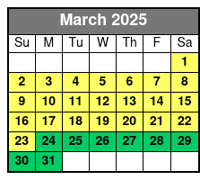 24ft Pontoon Boat Rental March Schedule