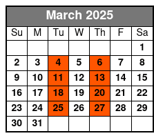 Hilton Head to Savannah Round-Trip Ferry Ticket March Schedule