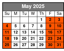 Multi-Location Photoshoot May Schedule