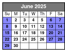 Multi-Location Photoshoot June Schedule