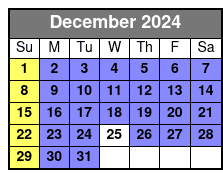 Bus Tour & Joseph Manigault December Schedule