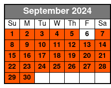 12:00pm September Schedule