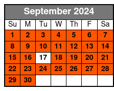 3:00pm September Schedule