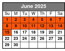 San Diego Electric Bike Rental June Schedule