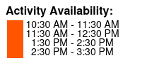 South Lake Tahoe 1 Hour Kayak Rental Color Key