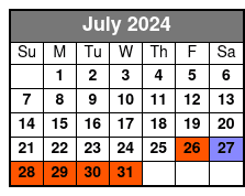 The Rio Grande Adventurer July Schedule