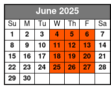 Daufuskie Island Round Trip Ferry June Schedule