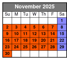 Fort Lauderdale Kayak Rental November Schedule