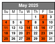 Economy Class May Schedule