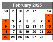 B Square Burgers Meeting Point February Schedule