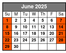 B Square Burgers Meeting Point June Schedule